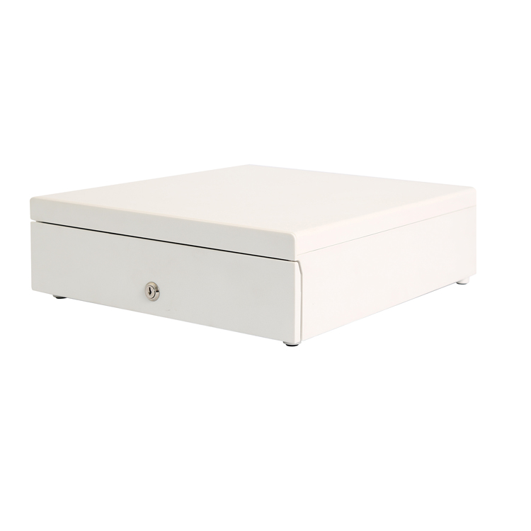 Cash Register Till Tray Hardwired RJ11 Compatible with Thermal Printer Economical Cash Drawer White