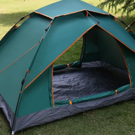 Outdoor Family Tents 4 Person High Quality Automatic Outdoor Pop Up Cabin Tent Waterproof Outdoor Camping Automatic Fishing Tent