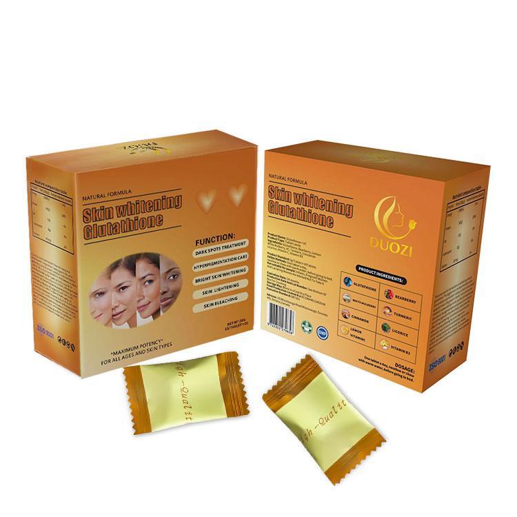 OEM Gluta Skin Whitening Tablets Herbal Supplements for Anti-Wrinkle Brightening Dark Spot Removal Aiding Looking Younger