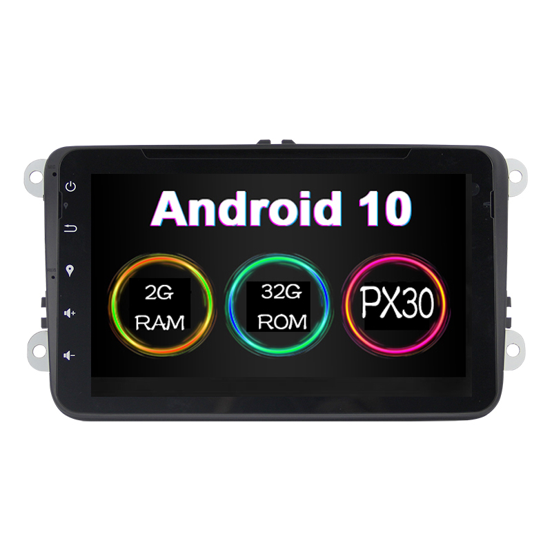 KSAOTU 7" Android 10.0 car dvd player autoradio Quad core 2+32 Carplay DSP TPMS DAB+ 4G for VW Golf Passat Polo Bora Seat