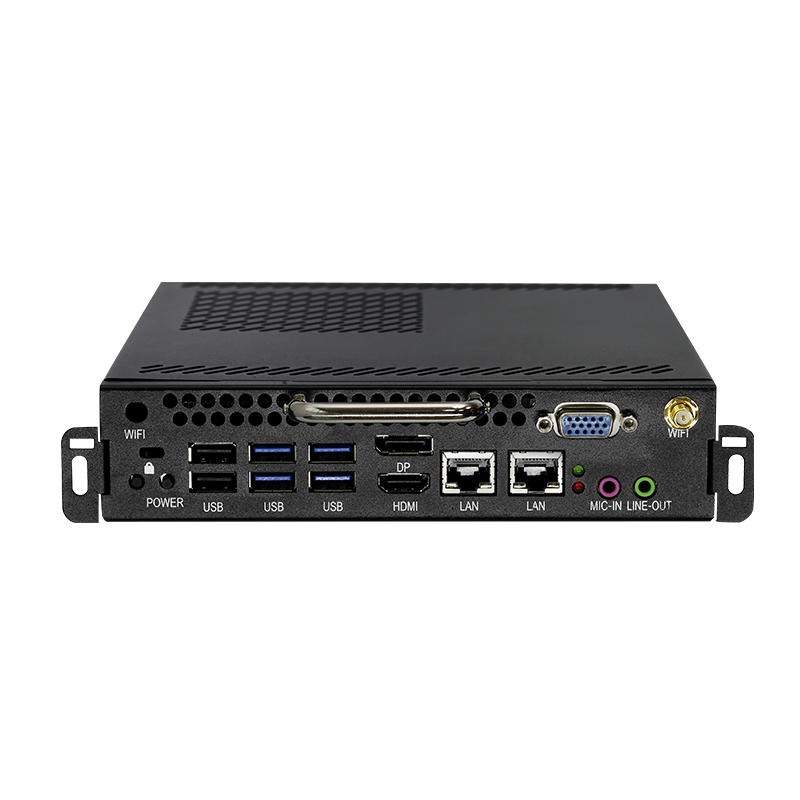 Безвентиляторный индивидуальный OPS i5 i3 i7 Mini PC 4k промышленный компьютер с win10 os mini pc