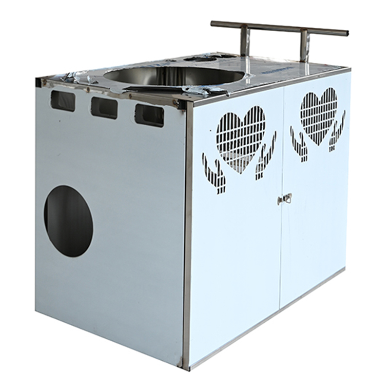 Factory Direct Sale Custom Mobile Stall Stainless Steel Breakfast cart enclosure