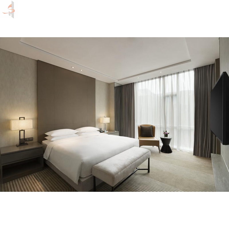 Oem custom hotel bed room furniture luxury 5 star king size hotel bedroom furniture set