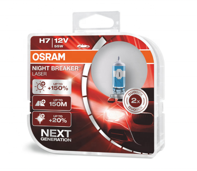 Ночной выключатель Osram следующего поколения H7NL 64210NL, 150% больше света, сделано в германии