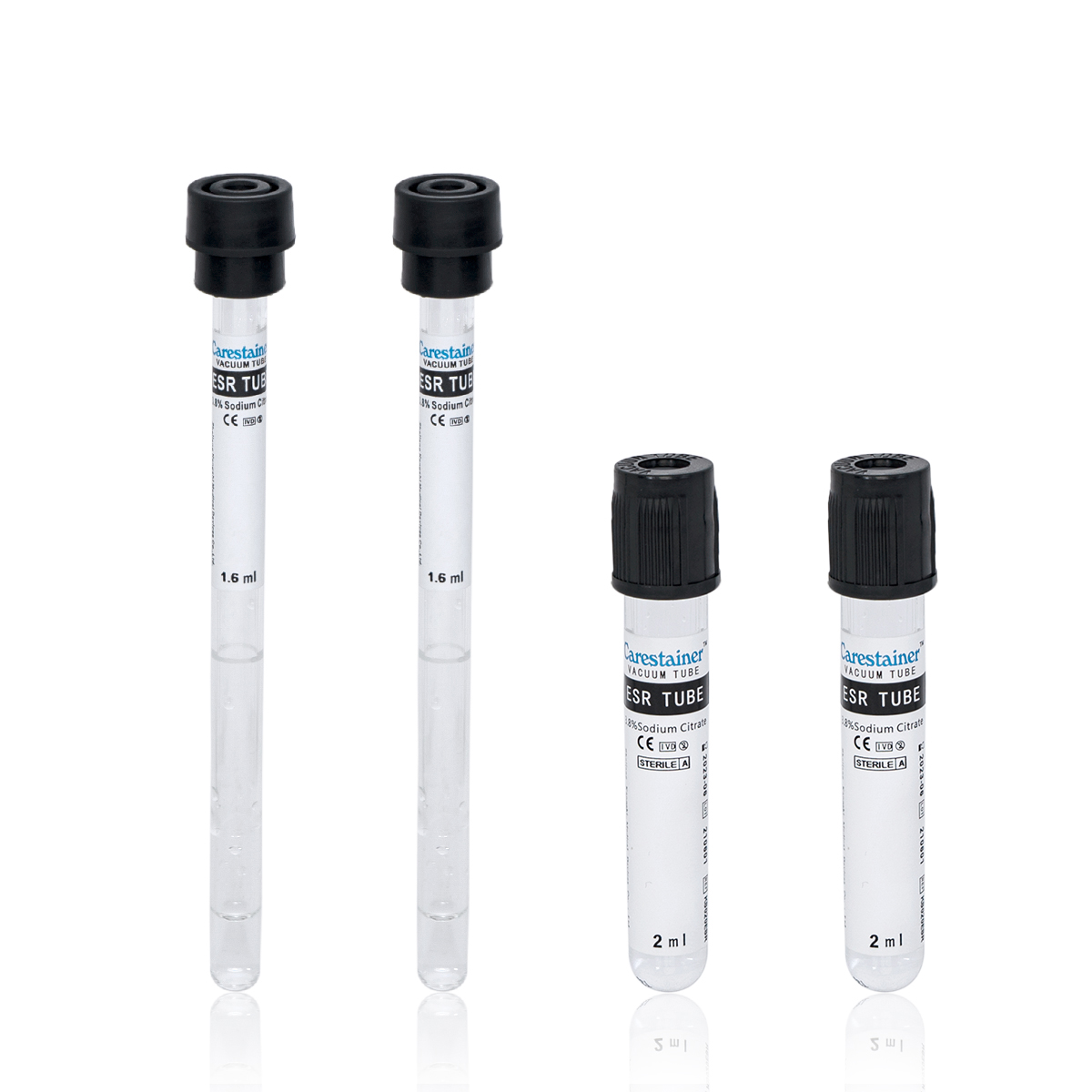 KS Medical ESR 1.28ml 1.6ml 2.4ml Sodium Citrate Vacuum Blood Collection Tube
