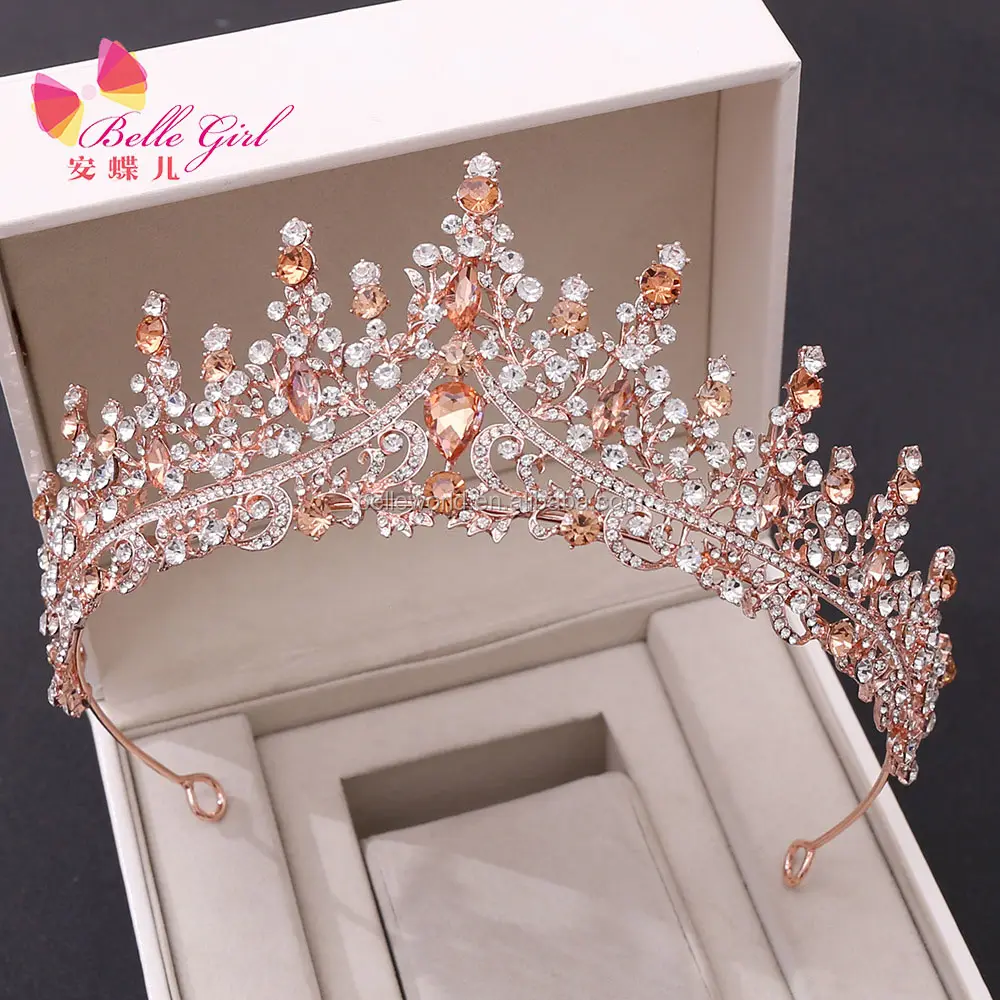 Bridal Tiara With Pearls For King Queen Wholesale Rhinestone Wedding Birthday Party New Arrival Head Jewelry Headbands Crown