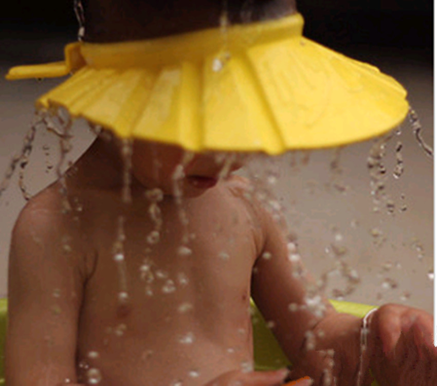 Baby shampoo Eva foam shower cap safety EVA foam shampoo protect eyes and face baby shower cap