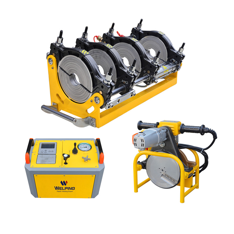 Welping Factory Price 63 to 200mm Plastic Pipe Welder Pvc Ppr Hdpe Pipe Butt Fusion Welding Machine