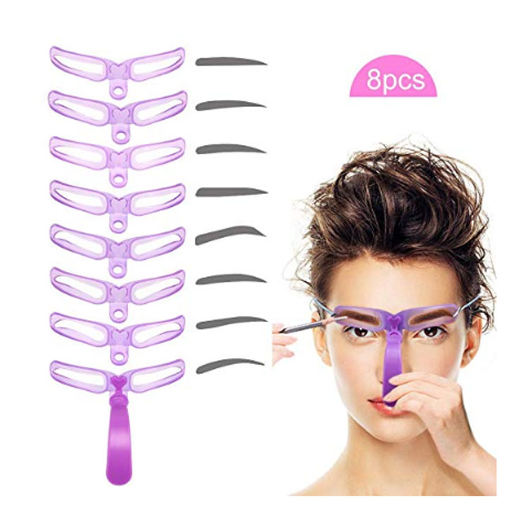 1-11-4 makeup eyebrow stencils tools kit