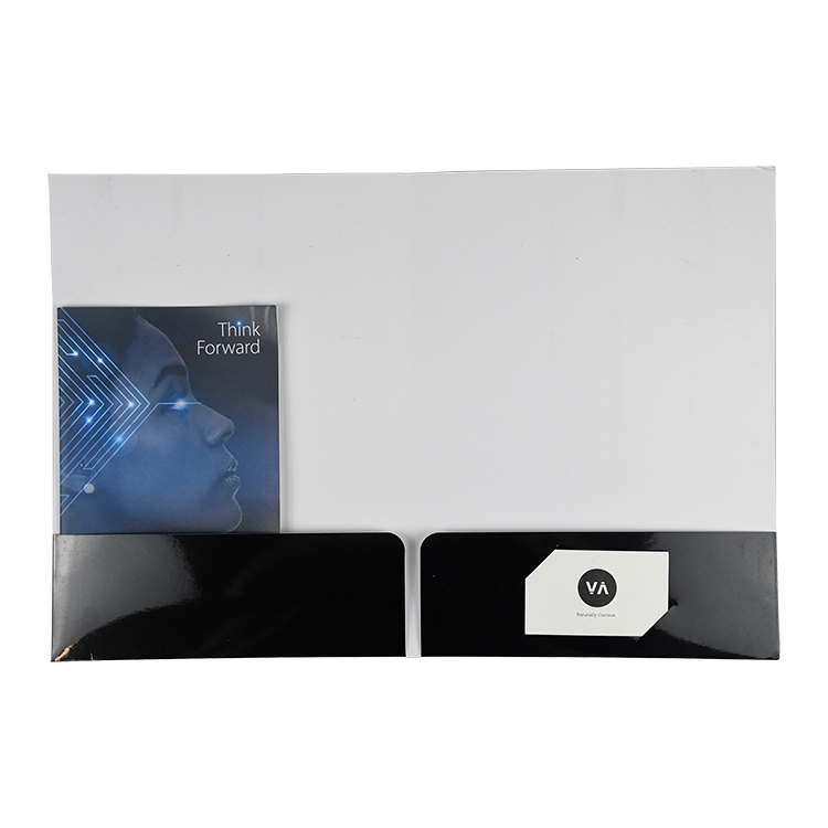 Popular Cutomised Company A4 A5 CMYK Printing Glossy Laminated Presentation Folders