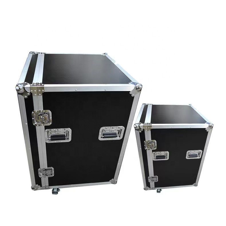 Custom Portable Pro Audio Mixer Console Rack Flight Case Made Of Aluminum and Wood Active AC Power Supply
