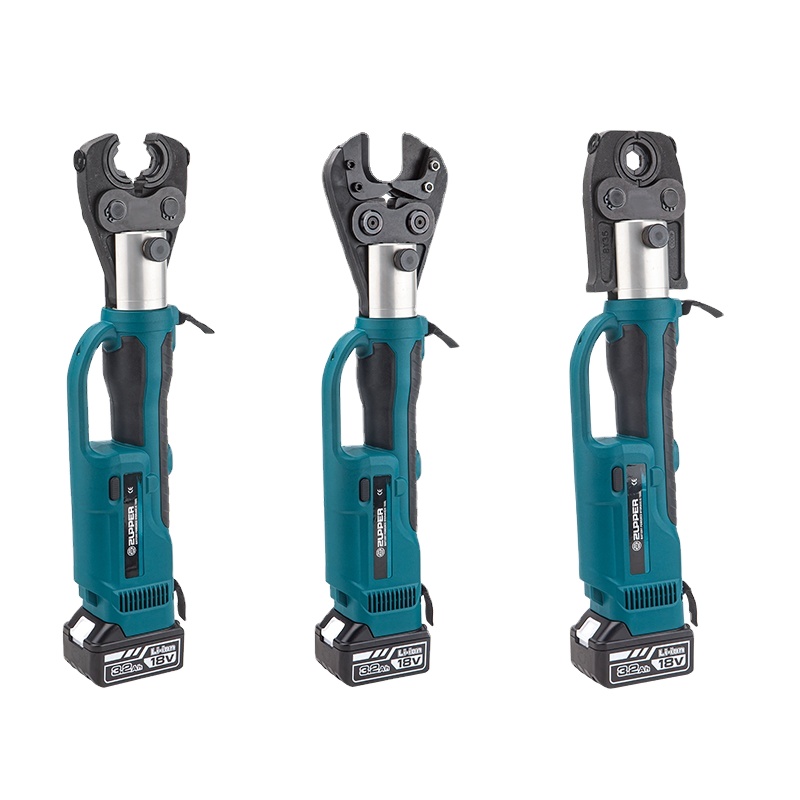 ZUPPER PZ-400C Mini battery powered electrical cable lug crimping cutting tool hydraulic wire crimper up to 400mm