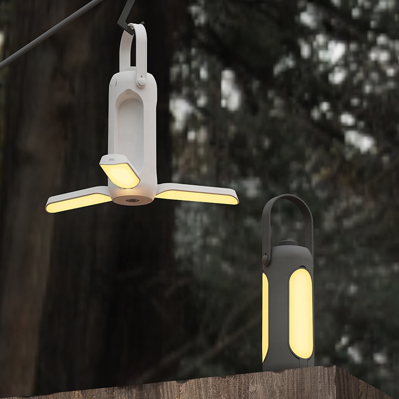Походный светодиодный фонарик с поворотом на 360 градусов, зарядка через USB