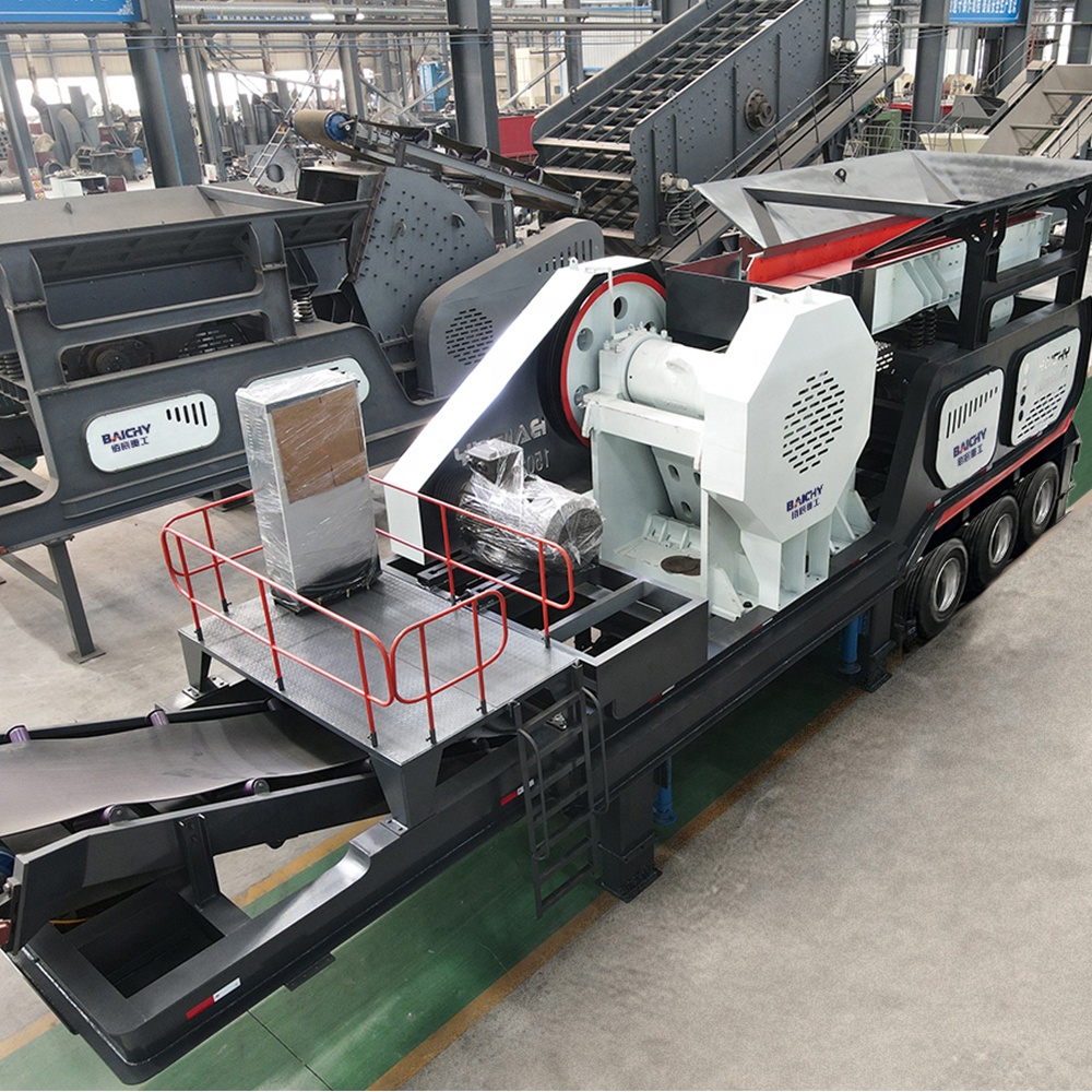 200-300tph Mobile Jaw Crusher Plant Limestone Granite Gravel Aggregate Rock Stone Crushing Line Portable Jaw Crusher For Sale
