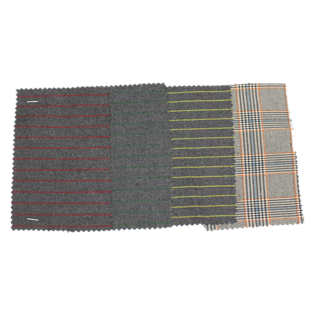 Striped viscose polyester suit quality tr dress and suit fabric customization