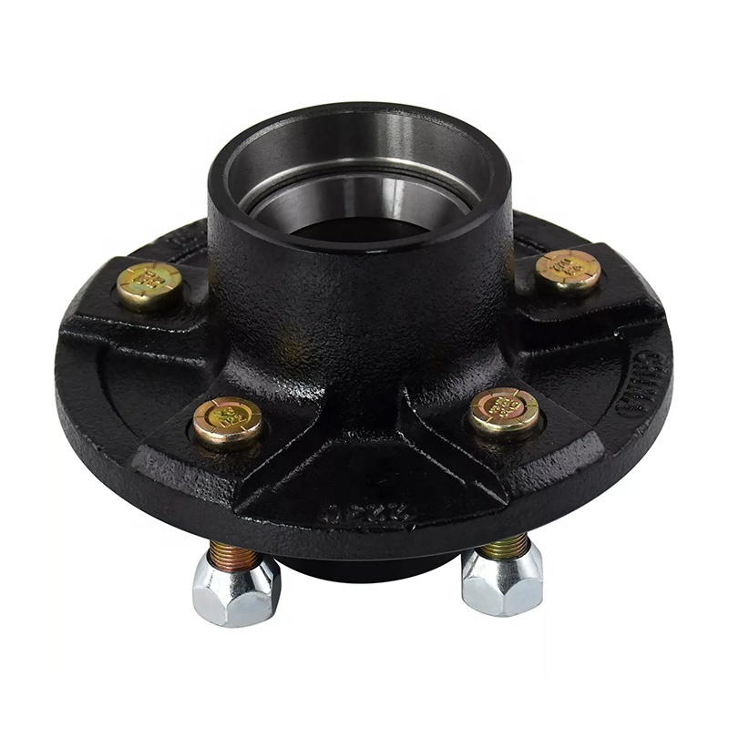 OEM Forgings Supplier C45 Steel Hot Die Forging Process Forged Trailer Hub For Light Duty Trailer