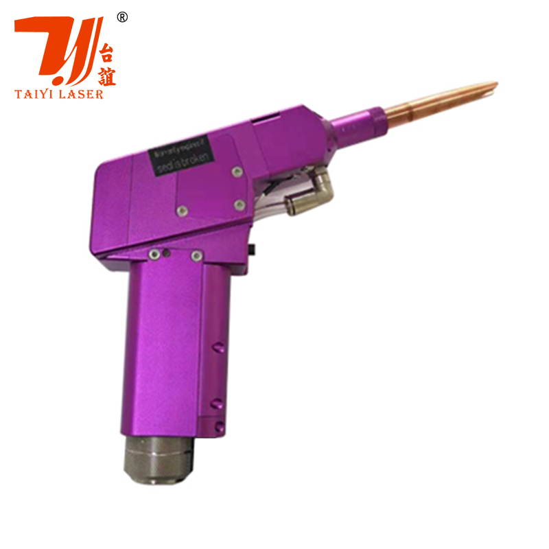 Ручной Волоконно-Лазерный сварочный пистолет TAIYI Laser BWT15 QBH 2000 Вт, двойная вращающаяся сварочная головка