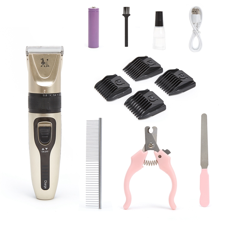Wholesale Spot Professional Pet Hair Trimmer Rechargeable ABS And Metal Cutter Head Pet Grooming Trimmer Suit
