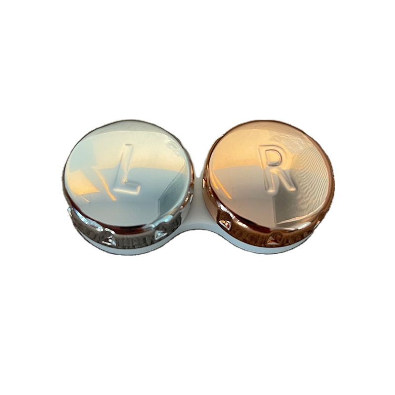 ANTO Mini clear multi color travel small cheap double head contact lens case plastic contact lens glasses case contact lens box