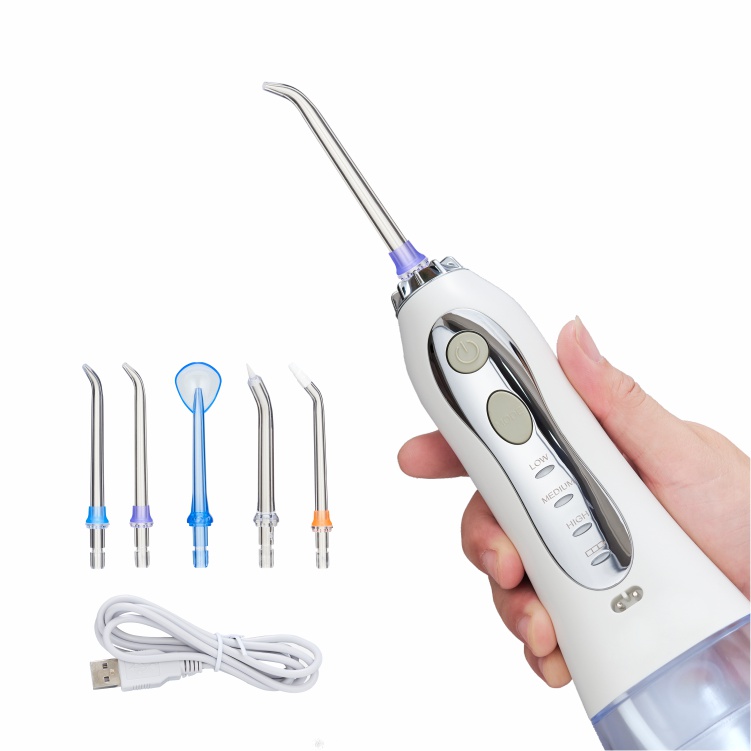 Portable Home Oral irrigator Cordless Type c Water Flosser 350ml