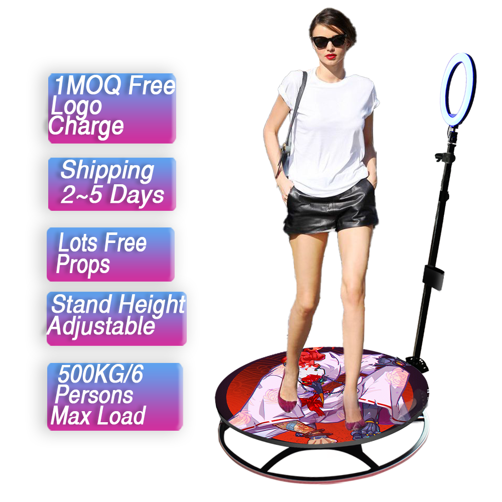 portable rotating spin camera selfie slow motion degree ipad 360 photo booth machine automatic 360 video booth photobooth