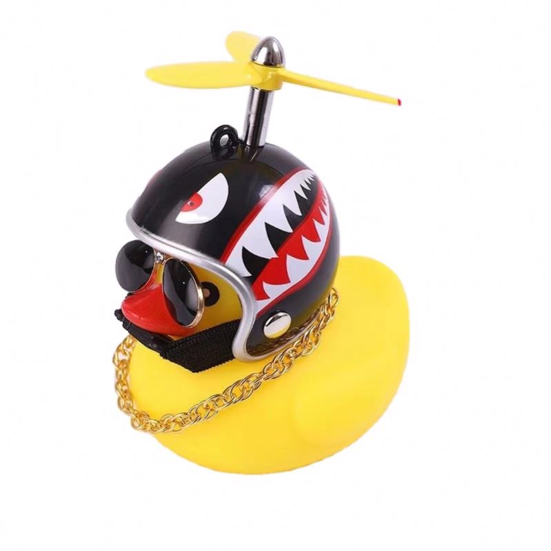 small yellow duck motorcycle ride light light helmet small yellow duck bell headlight