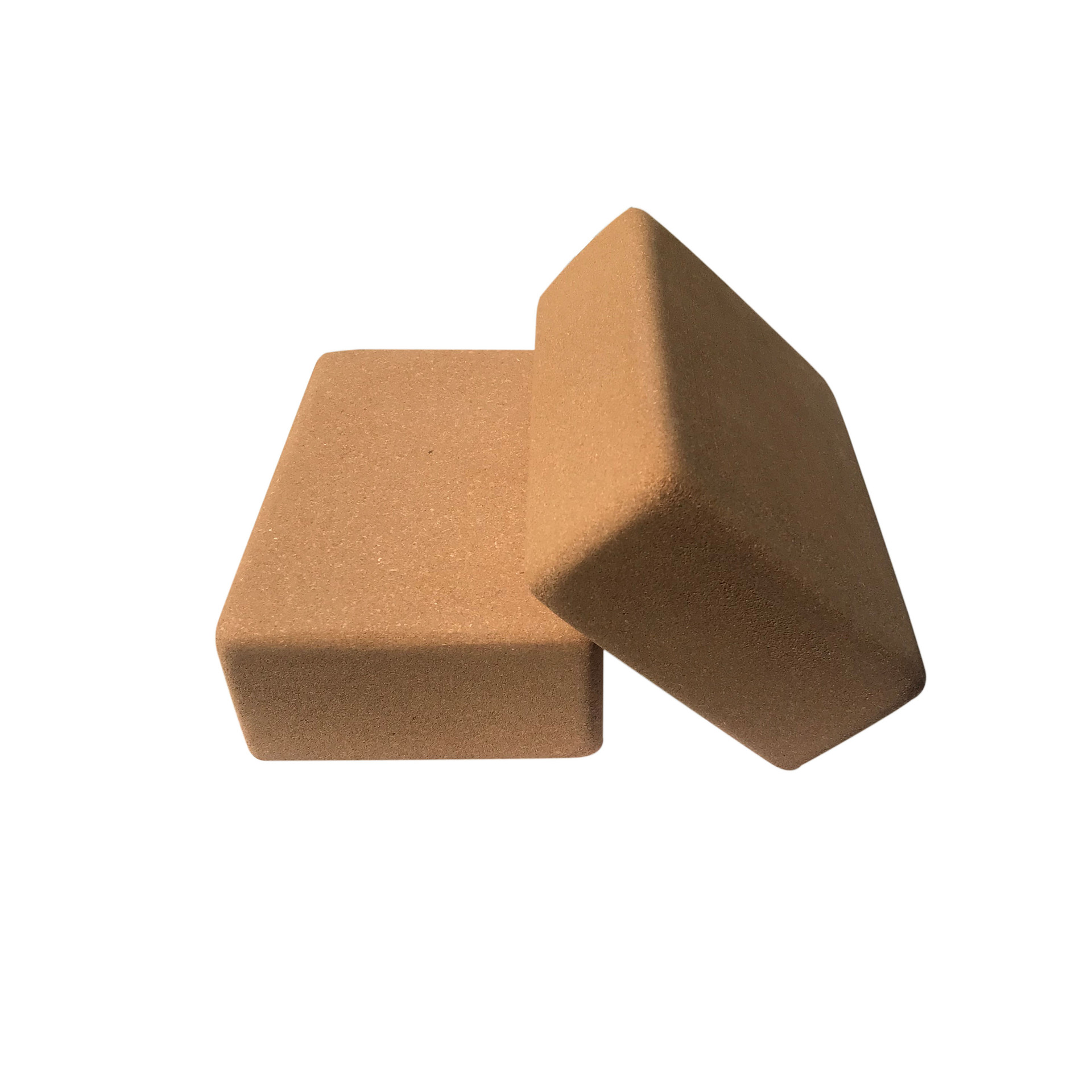 Wholesale Amazon hot sale natural soft OEM cork yoga block and bricks,yoga 100% block cork in high density and quality