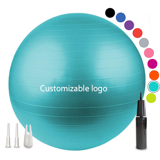 Amazon hot selling Gym Exercise Eco Friendly Yoga Ball Balance PVC Yoga Ball