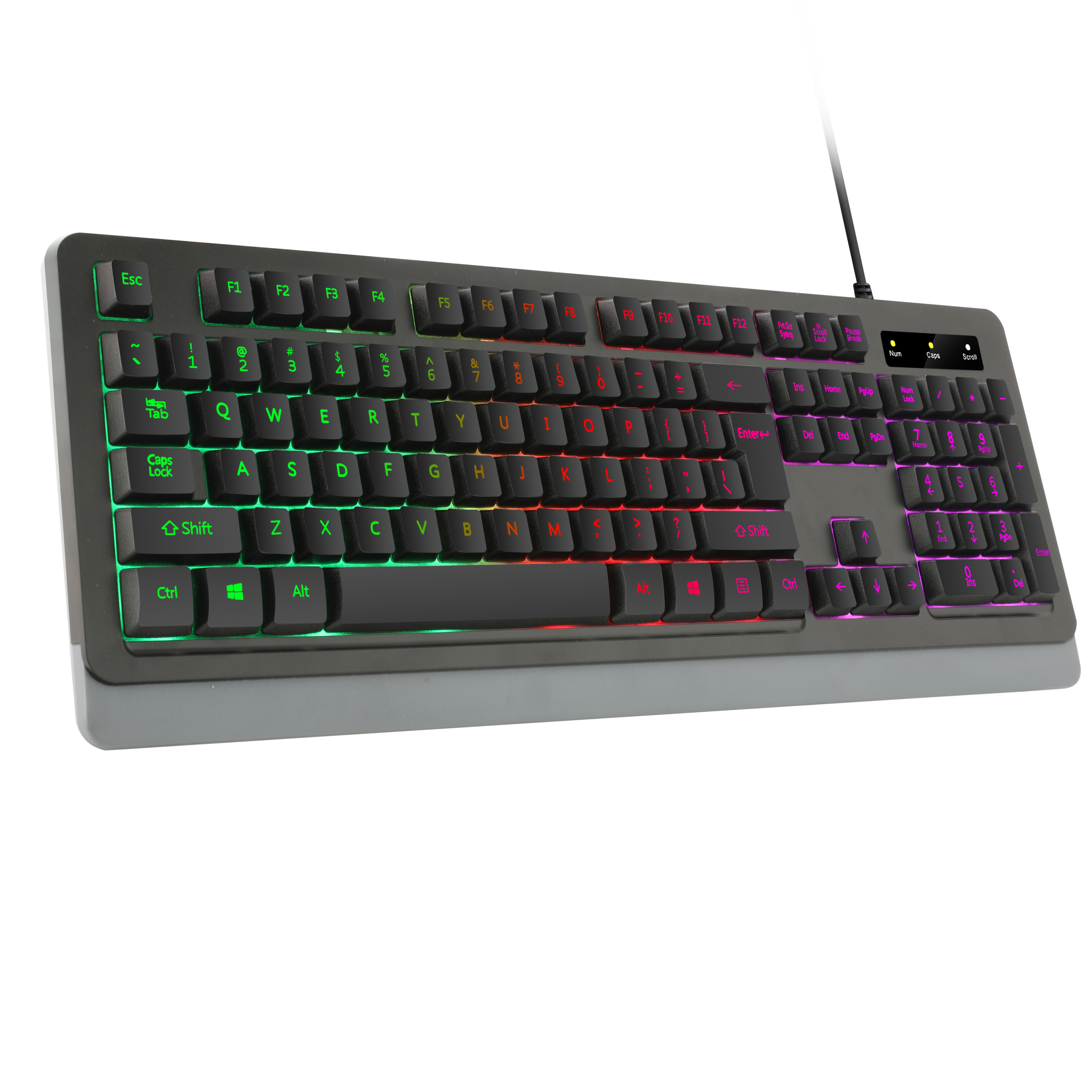 Игровая Проводная Механическая сенсорная RGB клавиатура со светодиодной подсветкой