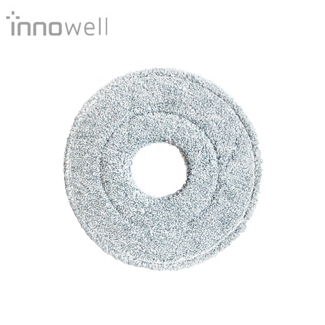 Сменные микрофибры для чистки пола Innowell, отдельная система сточных вод, вращающаяся на 360 градусов швабра, чистка пола