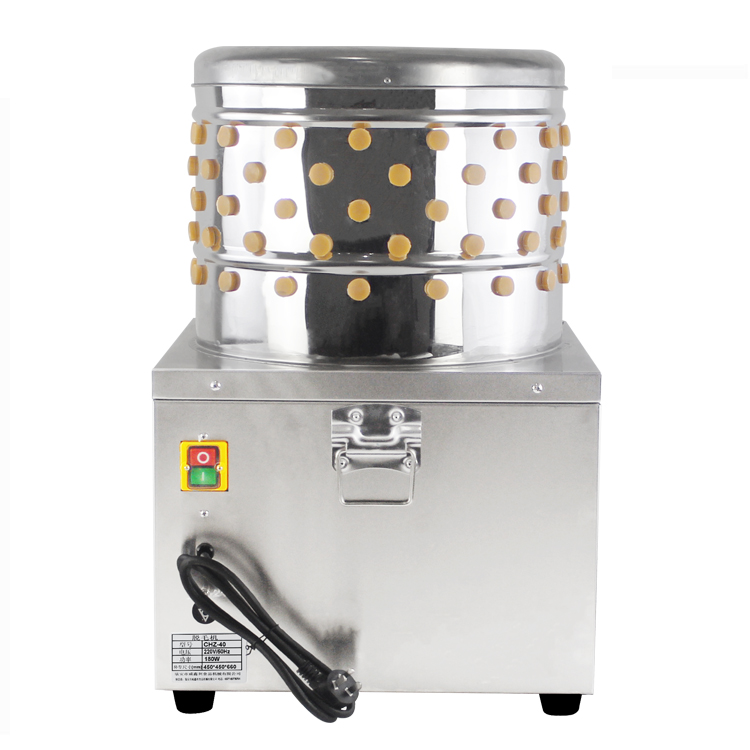 Commercial Chicken Poultry Plucker Feather Plucking Hair Removal Machine