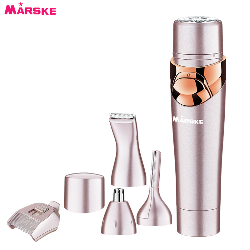 Marske 6177 4в1 сменные лезвия из нержавеющей стали, эпилятор для тела, профессиональная Женская бритва