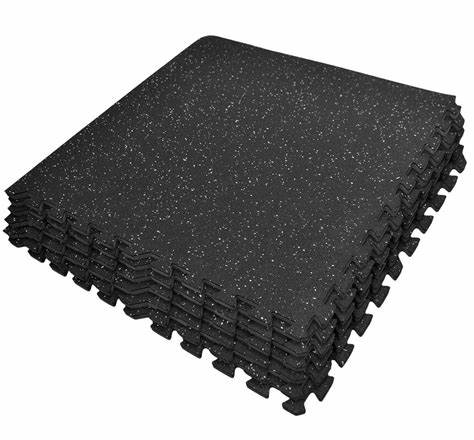 Weight room floor EPDM black gym rubber floor home fitness rubber mat