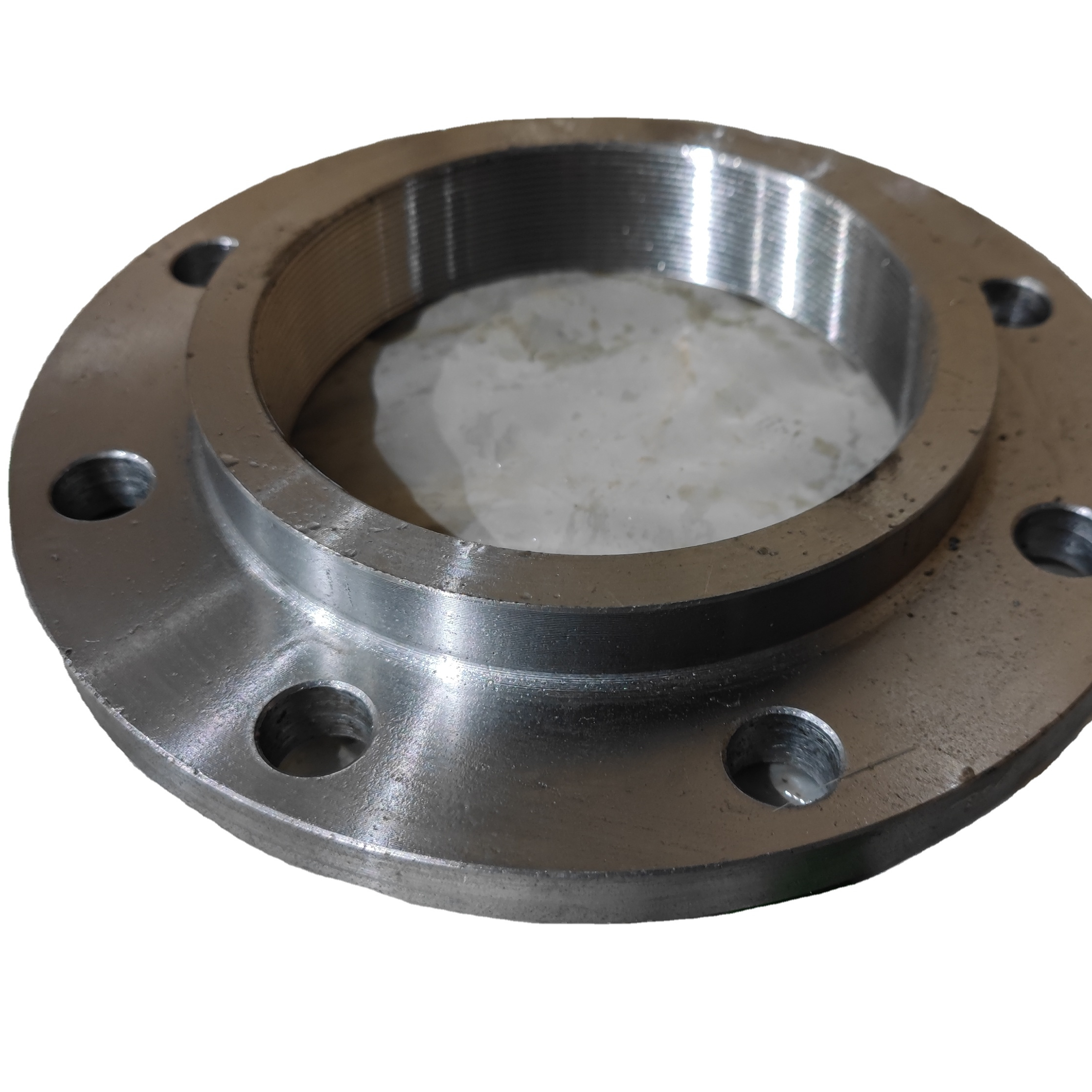 BS4504 PN16 кованая резьба из углеродистой стали с шелковым фланцем