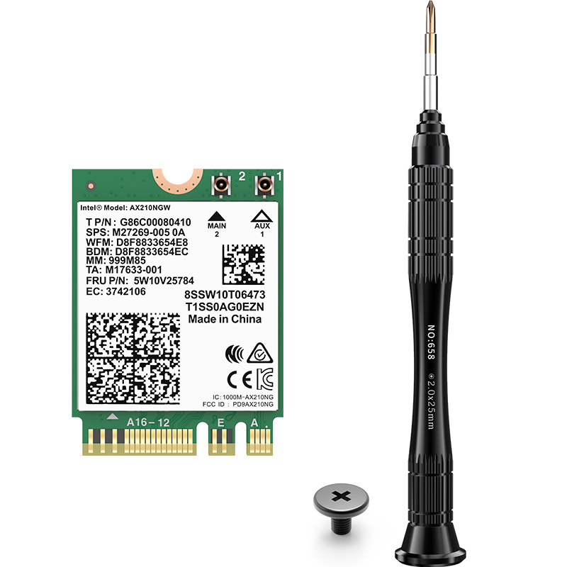 WiFi 6E AX210 PCI-E адаптер Сетевая карта AX210NGW с расширенной антенной