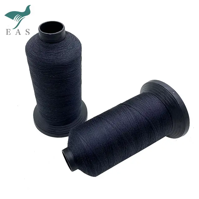 210tex High Temperature  Black Para Aramid Stainless Steel Wire Sewing Thread