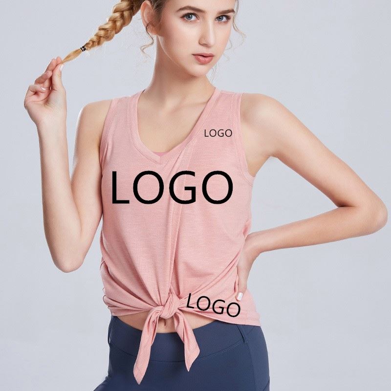 [Free Sample] Women Fitness Tank Top Apparel Design Services Slight Customize yoga wear girls