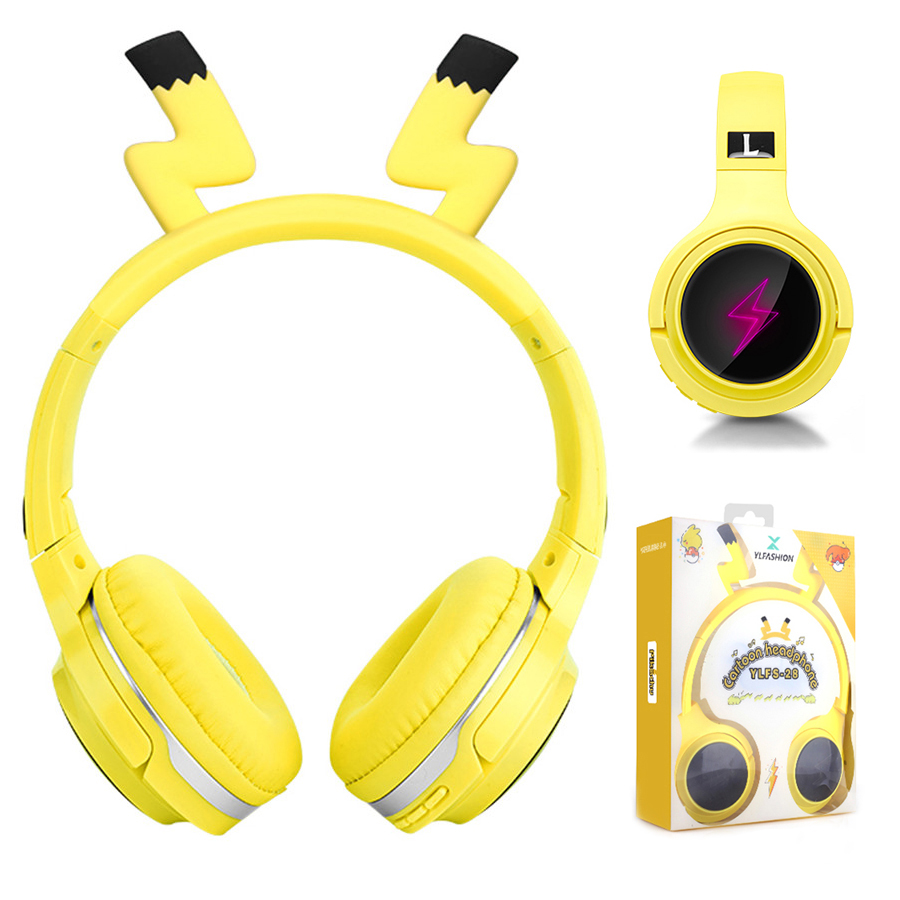 Innoliance Pika Ears Angels Wings Милая Подарочная детская гарнитура с мультяшным рисунком Bt Беспроводные Проводные Наушники для Bt