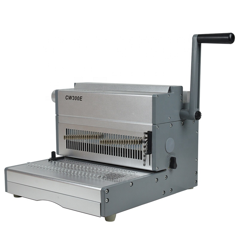 SUPU CW300E A4 size double wire binder electric wire binding machine