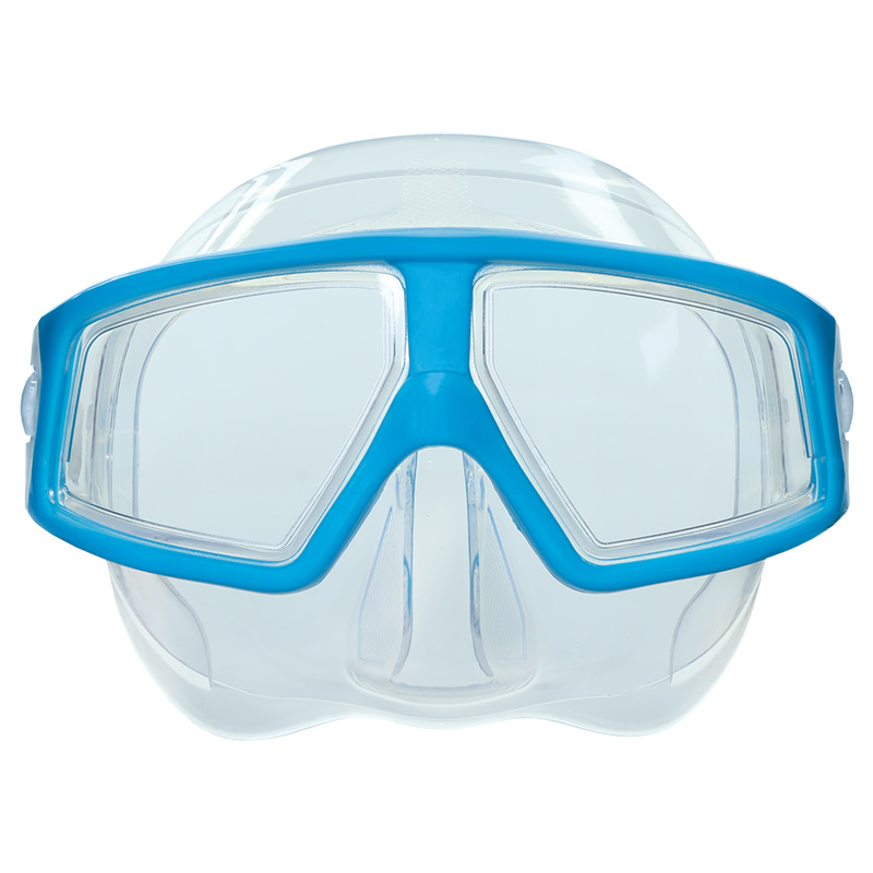 Transparent Ultra low internal volume custom silicone anti fog uv freediving diving masks