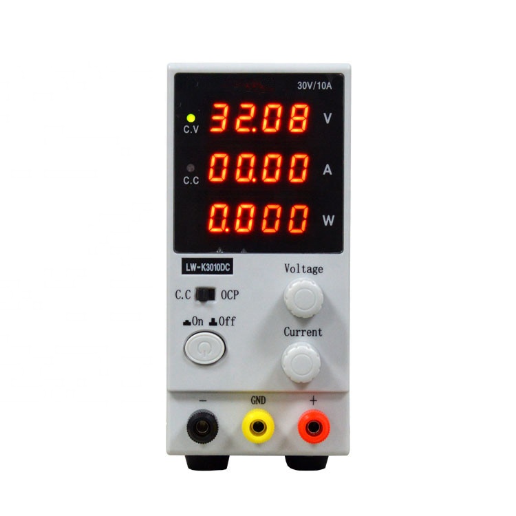 AC110-220V DC 0-30V 10A 300W высокомощный DC источник питания 4-значный цифровой дисплей высокоточное зарядное устройство