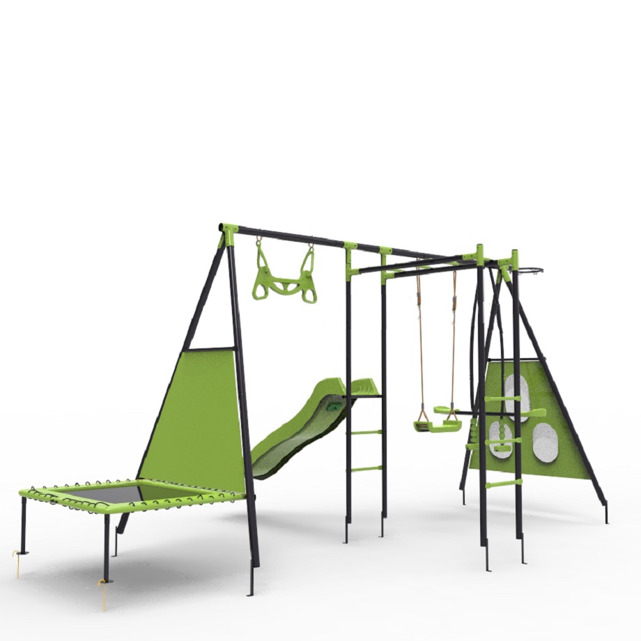 2022 Good Price 2560*1390*1800mm Metal and Plastic Wearable and Durable Automatic Cradle Swing Chair for Entertainment