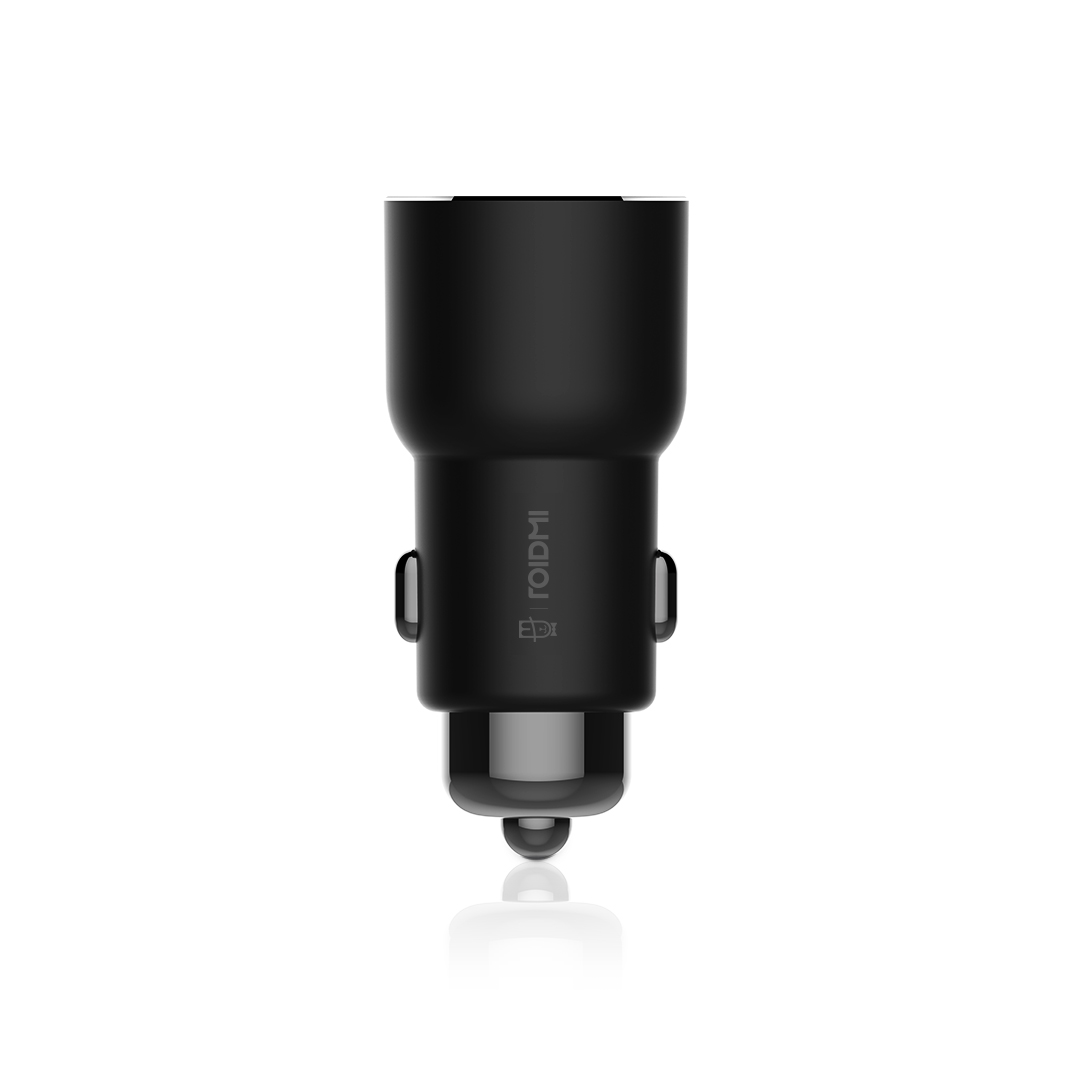 Оригинальное автомобильное зарядное устройство Xiaomi Roidmi 3S, Bluetooth, 5 В, 3,4 а, с двумя USB-портами, MP3 музыкальный плеер, FM-передатчики для телефонов iPhone и Android