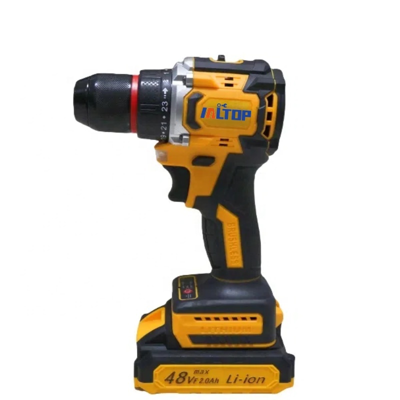 21V Cordless Power Drill With Variable Speed Mini Impact Drill Brushless Lithium Battery Drill