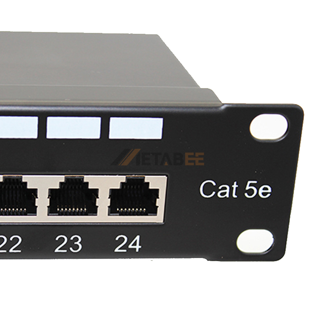 Сетевое крепление для передачи данных Ethernet неэкранированная UTP RJ45 keystone 24 порта 1U CAT 5e CAT5E коммутационная панель кабельная менеджер
