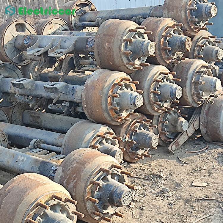 Подвеска оси прицепа, тяжелая балка толщиной 12, 14, 16 т, б/у, ось прицепа Fuhua