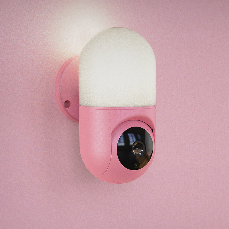 Full HD 1080P беспроводная Wi-Fi IP CCTV лампа свет детский монитор камера для домашней безопасности