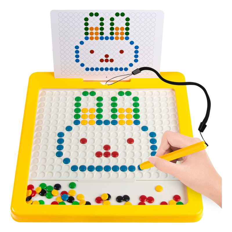 Magnetic Drawing Board Magnetic Drawing Board Dot Art Car Airplane Activities Trip Games Toy