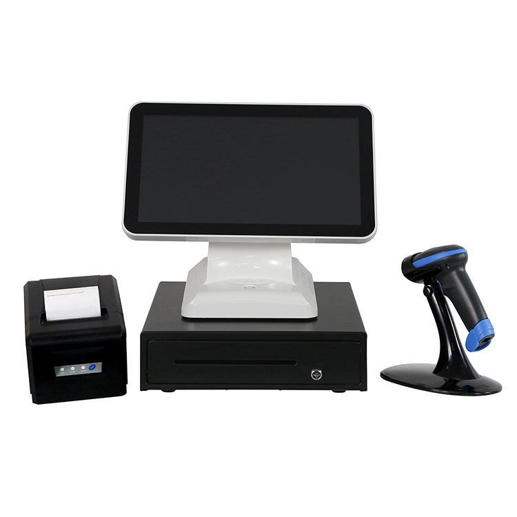 Android один экран 15,6 дюйма с клиентским дисплеем системы pos