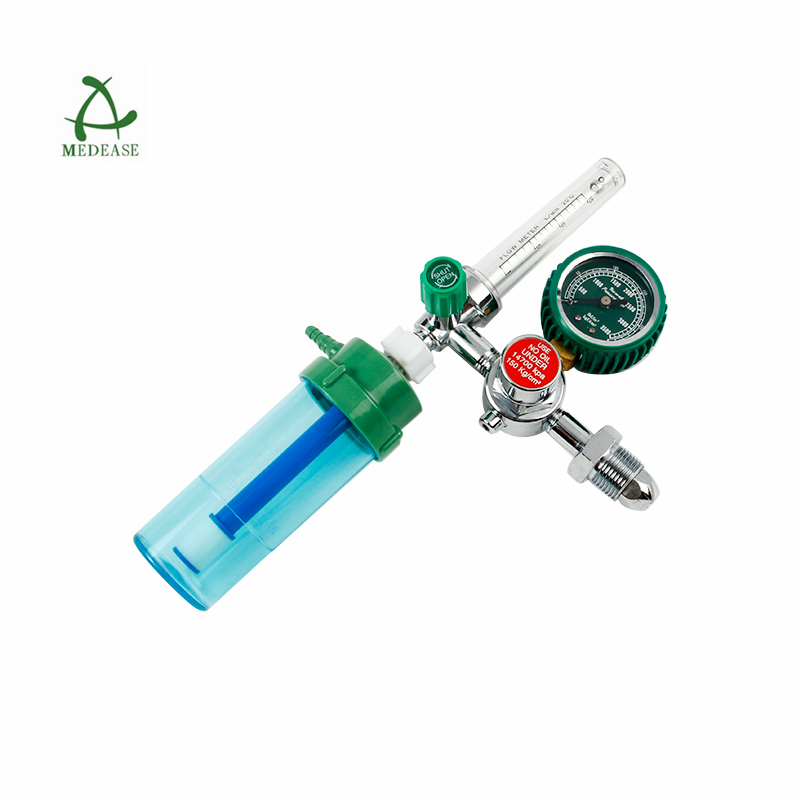 Medical Wall Oxygen Regulator Bull Nose Type Oxygen Inhalator Gauge Regulator, Hospital Equipment Medical Equipment